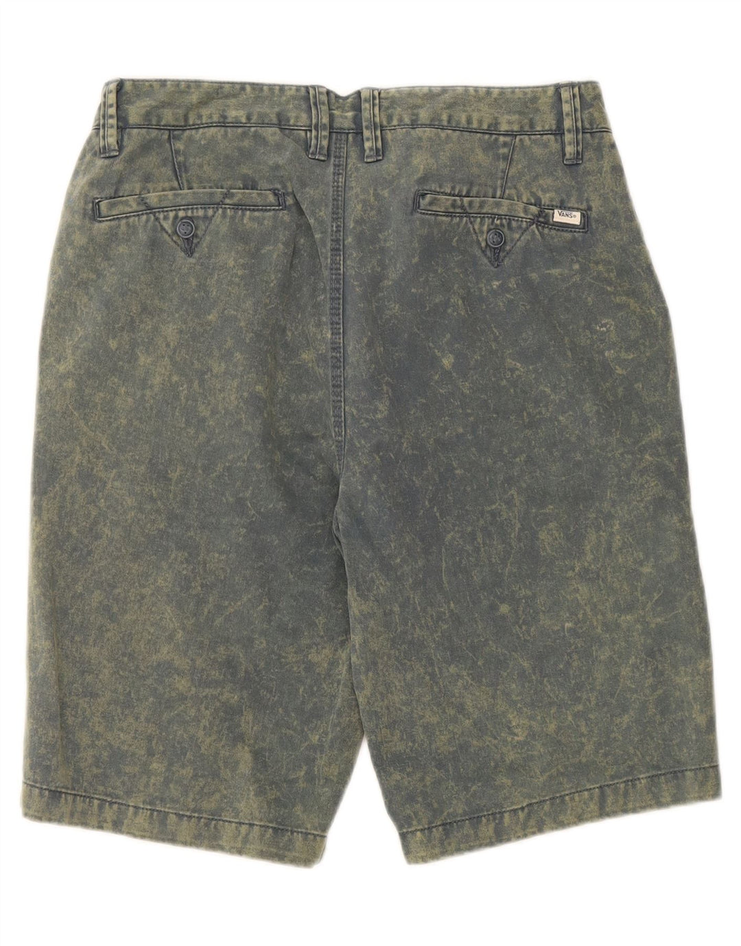 VANS Mens Denim Shorts W30 Medium  Green Flecked Cotton Vintage Vans and Second-Hand Vans from Messina Hembry 