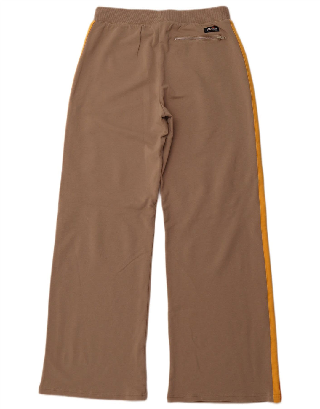 ELLESSE Γυναικεία φόρμα με φαρδιά πόδι Παντελόνια UK 12 Medium Beige Colourblock