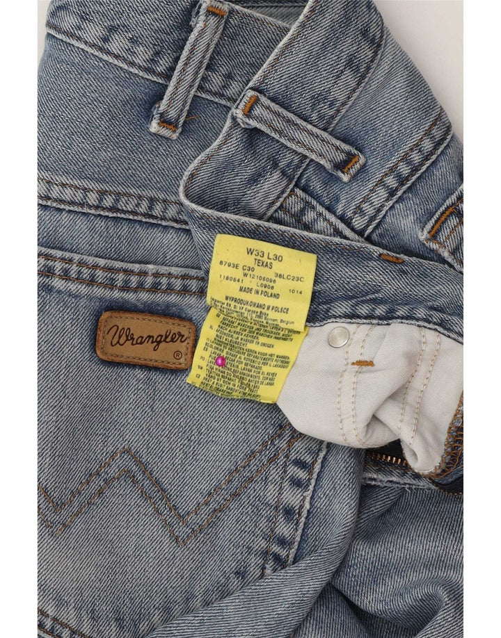 Ανδρικό τζιν Wrangler ίσιο W33 L30 Μπλε βαμβακερό