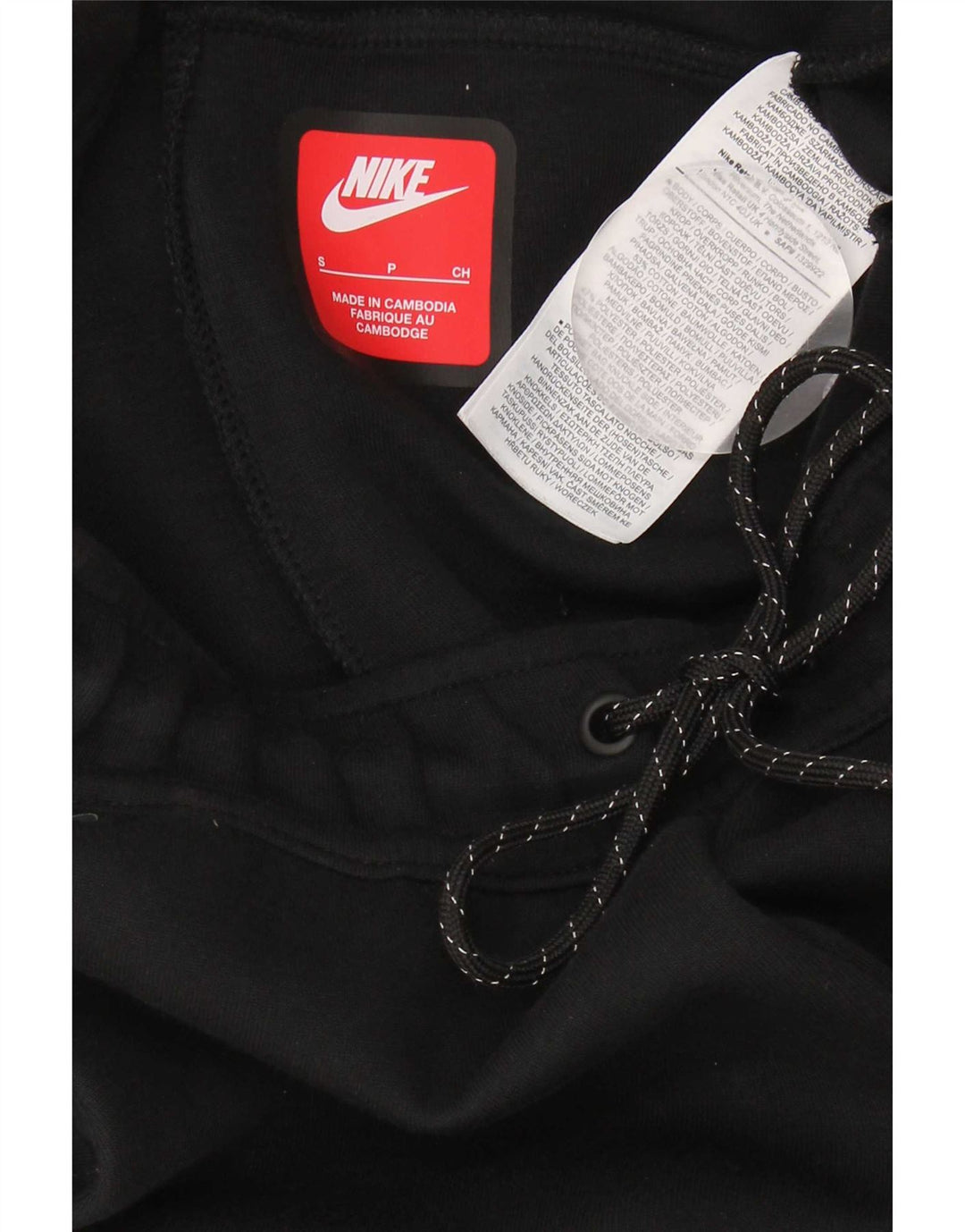 Ανδρική φόρμα Nike Παντελόνι Joggers Μικρό μαύρο βαμβακερό