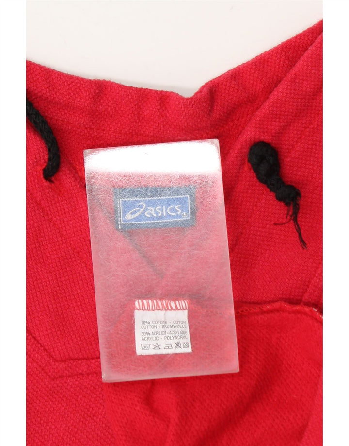 Asics Ανδρικό μακρυμάνικο 2XL ροζ χρώματος μπλούζα μεγάλου μεγέθους