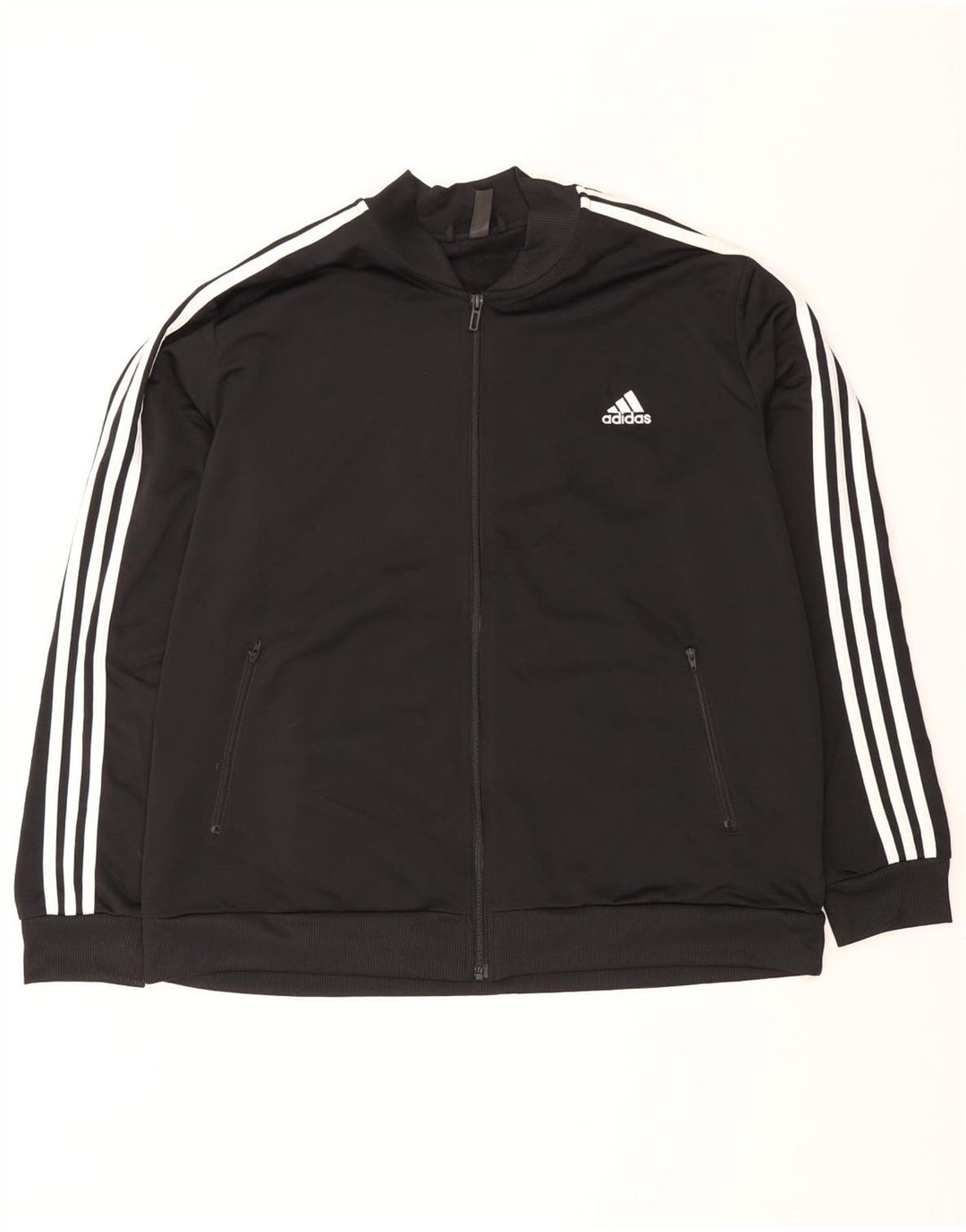 Γυναικεία αθλητική φόρμα Adidas Top Jacket UK 24/26 2XL Μαύρο Πολυεστέρας
