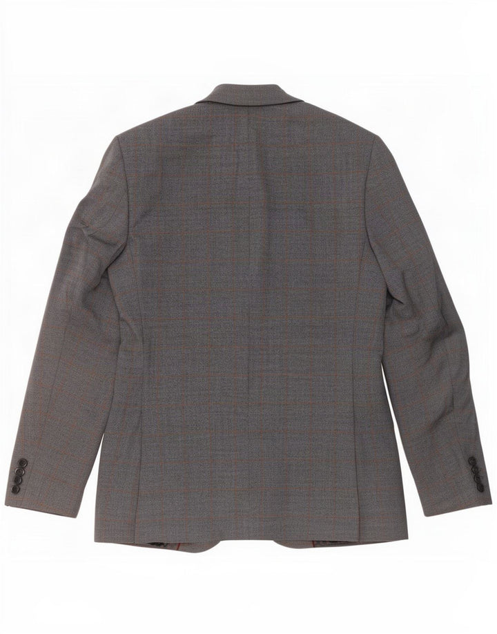 Marks & Spencer Ανδρικό σακάκι μπλέιζερ με 2 κουμπιά 36 Small Blue Check