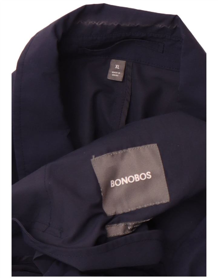 BONOBOS Γυναικεία καμπαρντίνα UK 18 XL Navy Blue Cotton