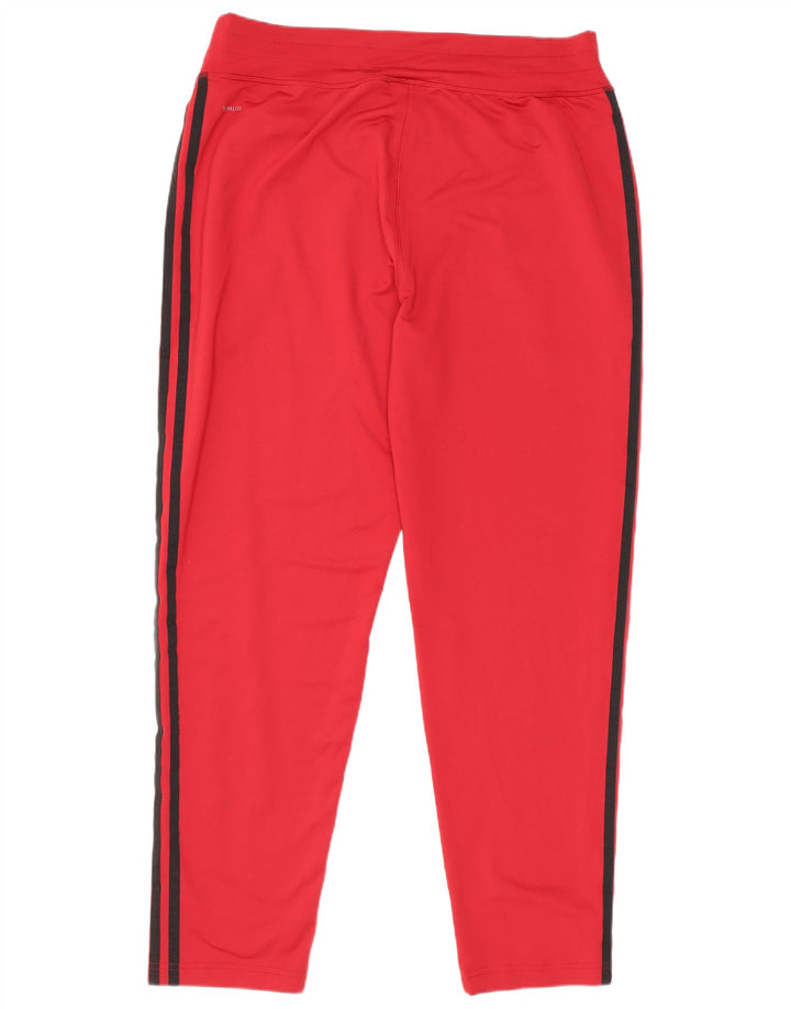 Adidas Γυναικεία φόρμα παντελόνι UK 16/18 Μεγάλο κόκκινο πολυεστέρα