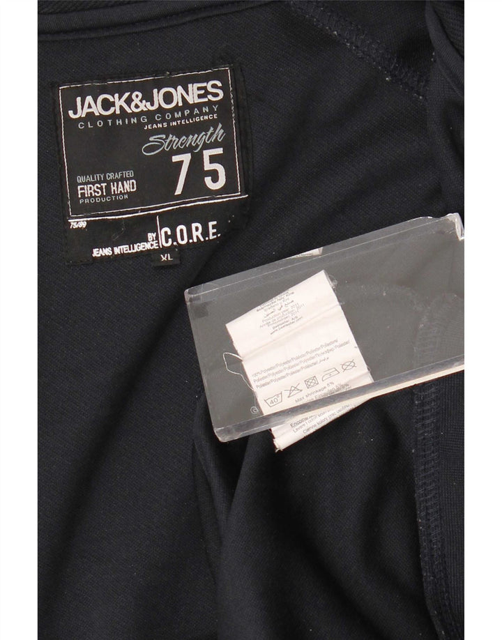 Jack & Jones Ανδρική αθλητική φόρμα Top Jacket XL Navy Blue Polyester