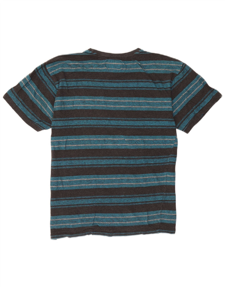 Ανδρικό T-Shirt Billabong Top Large Blue ριγέ βαμβακερό