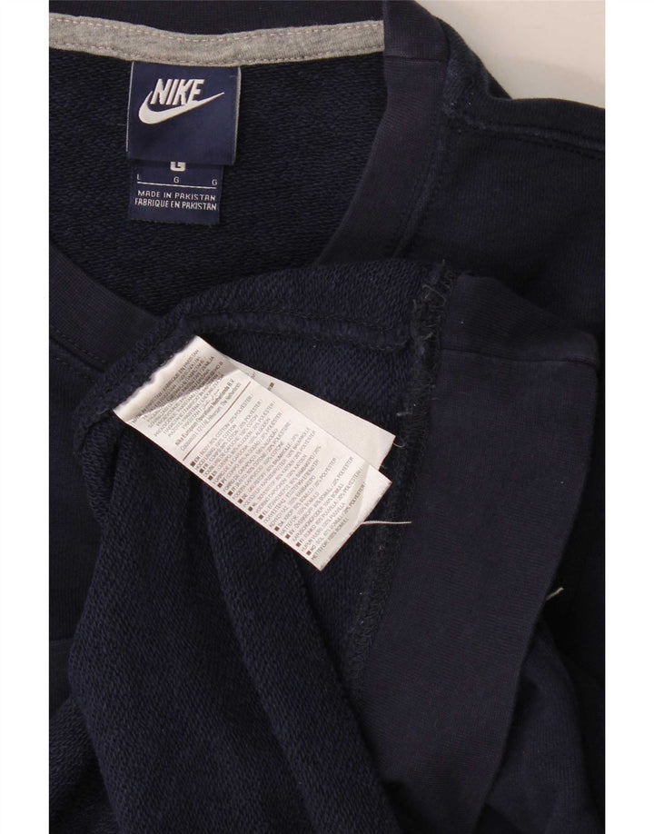Ανδρικό φούτερ Nike Jumper με μεγάλο μπλε ναυτικό βαμβακερό χρώμα