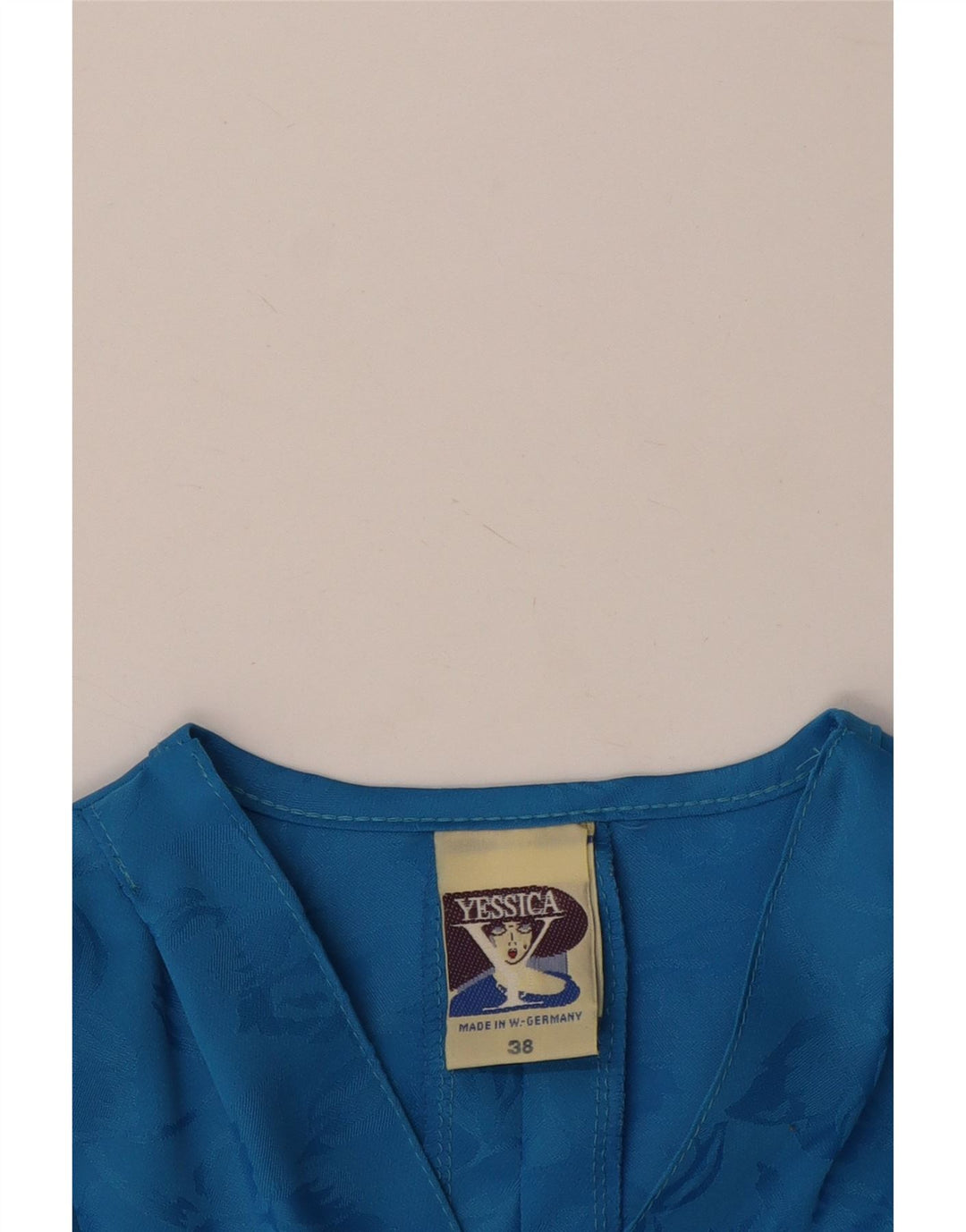 YESSICA Γυναικείο Wrap Dress EU 38 Medium Blue Floral Polyester