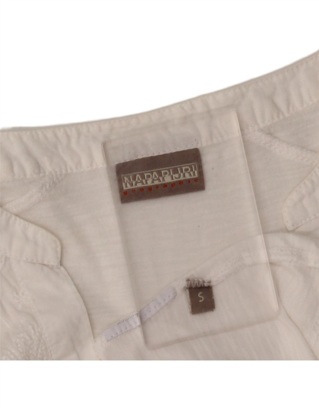 NAPAPIJRI Γυναικεία μπλούζα 3/4 μανίκια τοπ UK 10 Small White Floral