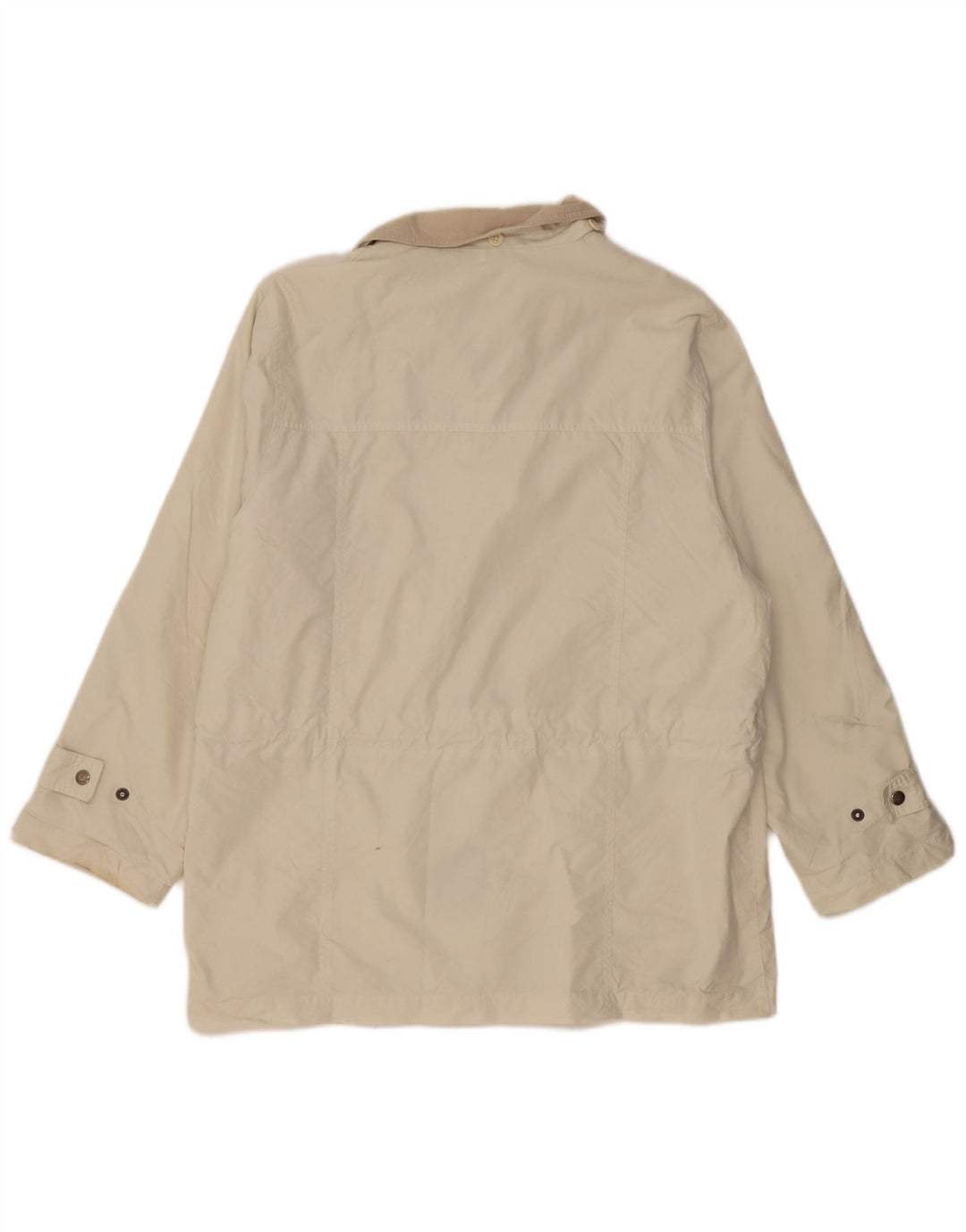 London Fog Windbreaker Jacket UK 16 Large Beige Cotton