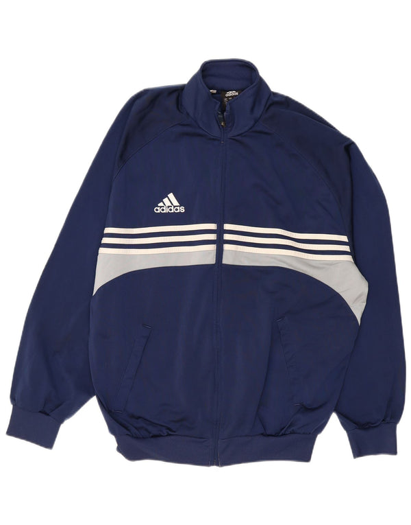 Ανδρική φόρμα ADIDAS Top Jacket UK 40/42 Medium Navy Blue Colorblock