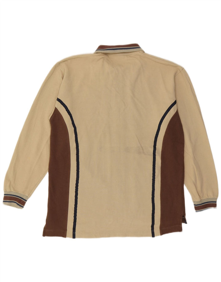 Ανδρική φόρμα Asics Top Jacket XL Beige Colourblock