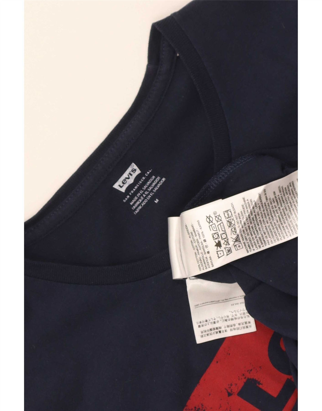 Ανδρικό γραφικό T-Shirt Levi's Top μεσαίο μπλε βαμβακερό