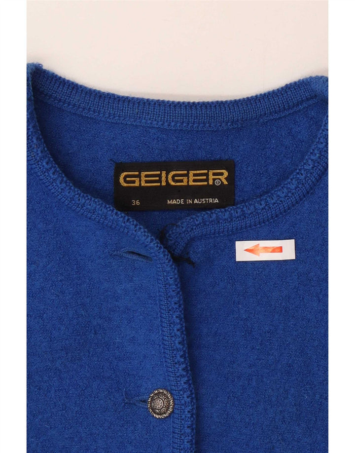 Γυναικεία ζακέτα Geiger EU 36 Small Blue New Wool