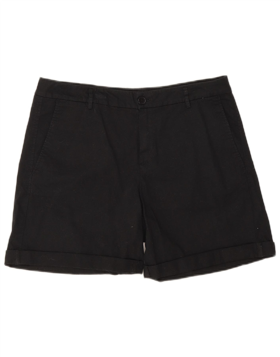 Benetton Γυναικείο σορτς Chino UK 12 Medium W32 Μαύρο