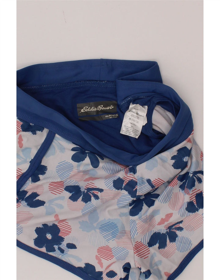 Eddie Bauer Κοριτσίστικα σορτς κολύμβησης 10-11 ετών Μεσαίο μπλε φλοράλ πολυεστέρας