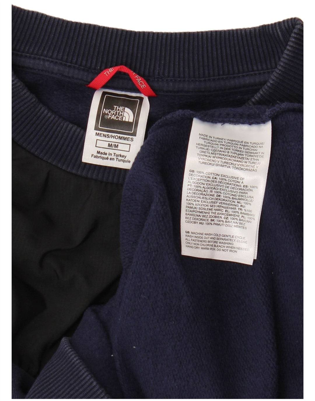 THE NORTH FACE Ανδρικό Φούτερ Jumper Μεσαίο Navy Blue Colourblock Βαμβακερό