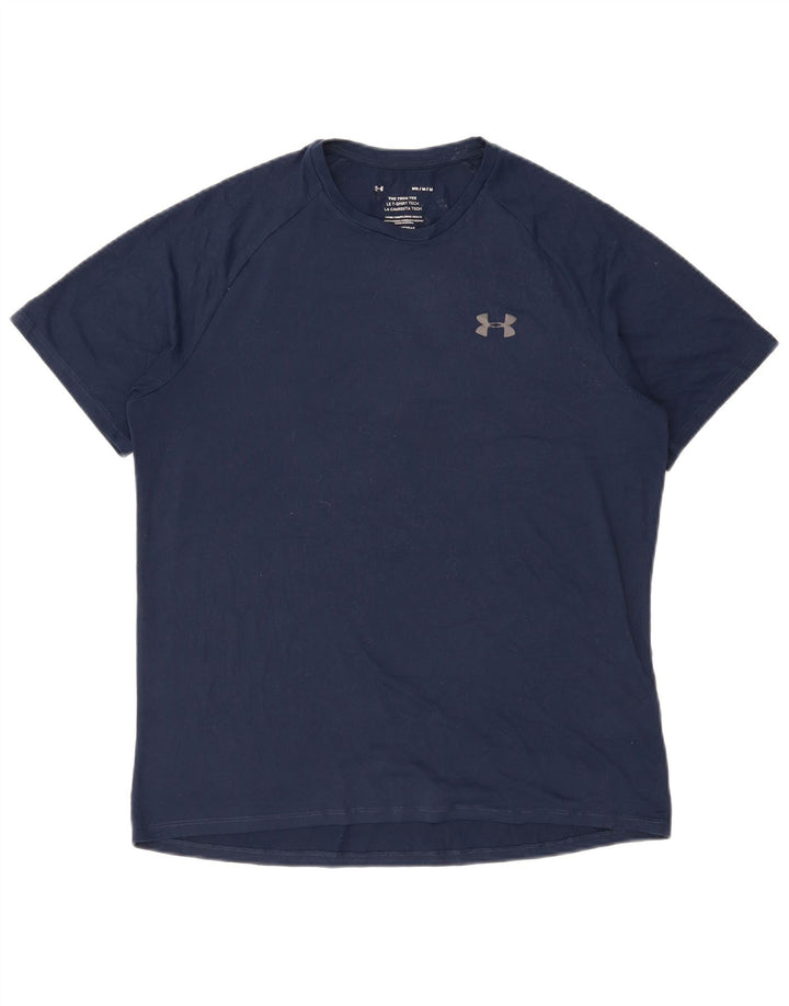 Ανδρικό T-Shirt UNDER Armour Top Medium Navy Blue Polyester