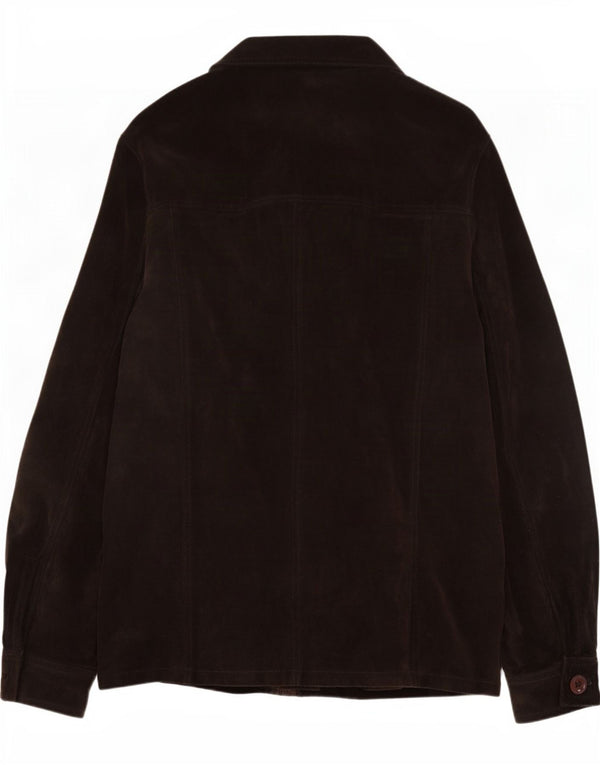 Braschi Ανδρικό Suede Jacket UK 40 Large Brown