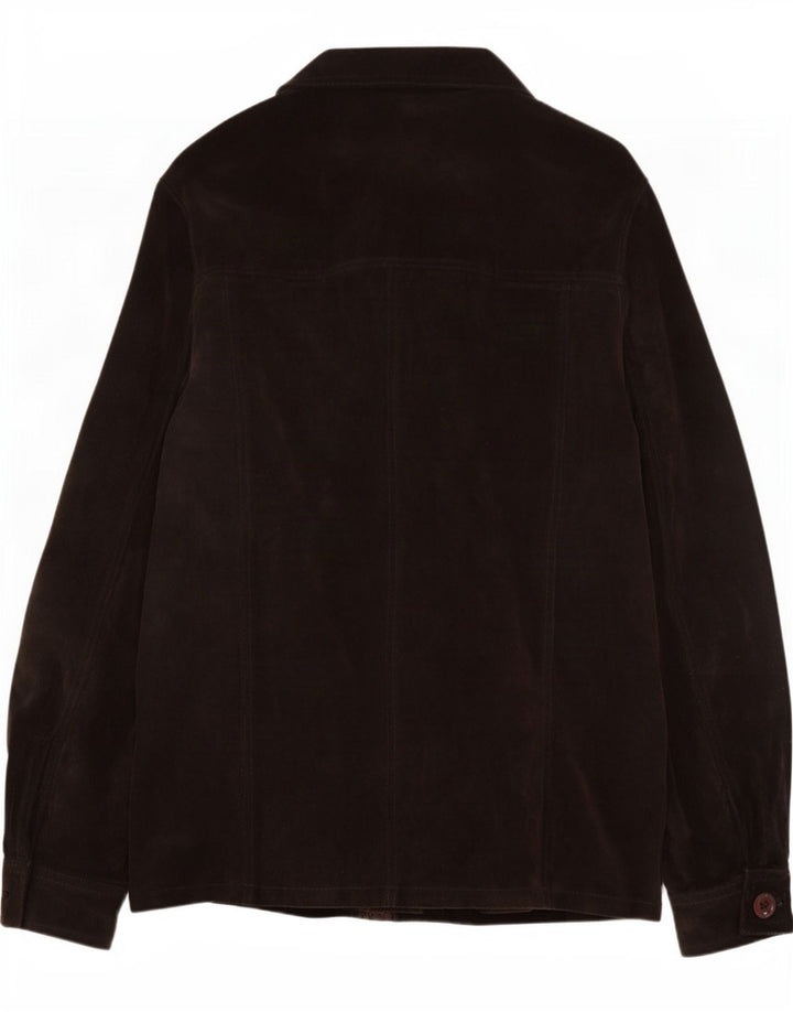 Braschi Ανδρικό Suede Jacket UK 40 Large Brown
