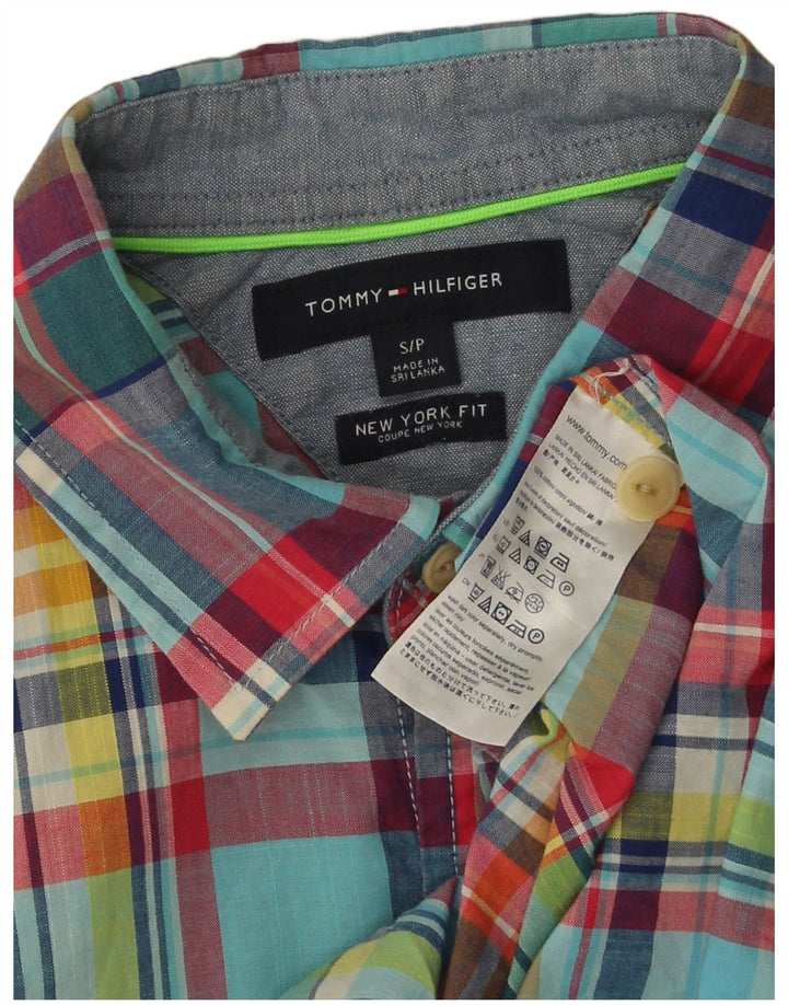 Tommy Hilfiger Ανδρικό πουκάμισο New York Fit Μικρό πολύχρωμο καρό