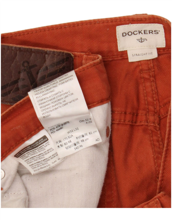 Ανδρικό ίσιο καθημερινό παντελόνι DOCKERS W32 L32 Βαμβακερό βαμβακερό