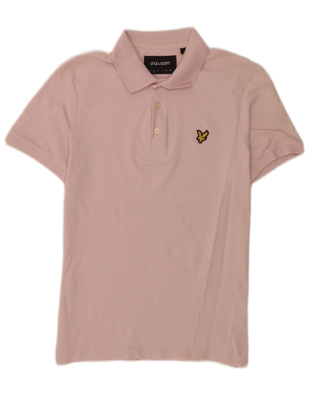 Ανδρικό πουκάμισο πόλο Lyle & Scott, μικρό ροζ βαμβακερό