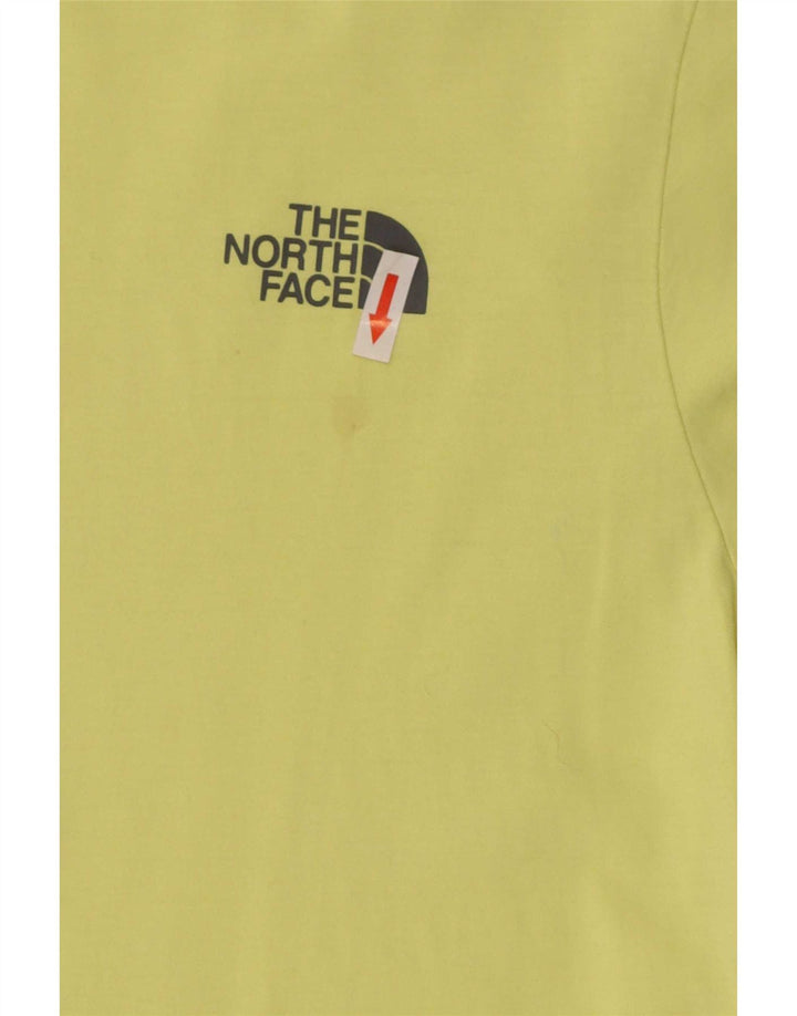 Ανδρικό T-Shirt North Face Top από μεσαίο κίτρινο βαμβάκι