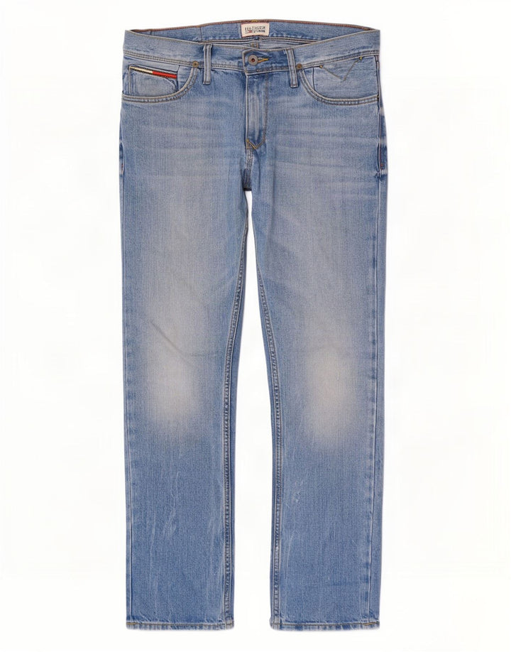 Ανδρικό Slim Jeans Tommy Hilfiger W30 L30 Blue Cotton