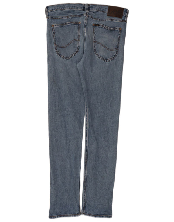 Lee Mens Luke Tapered Slim Jeans W32 L32 Blue Cotton