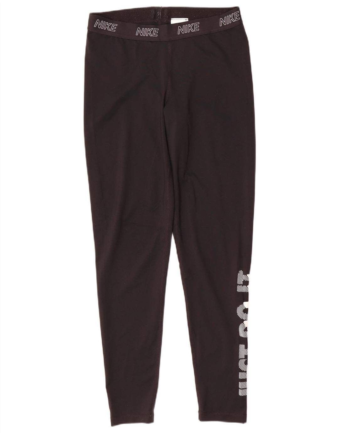 Γυναικεία γραφικά κολάν Nike UK 14 Large Black Polyester
