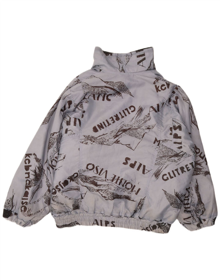 TACTEL Ανδρικό γραφικό μπουφάν Anorak UK 48 4XL Blue Polyamide