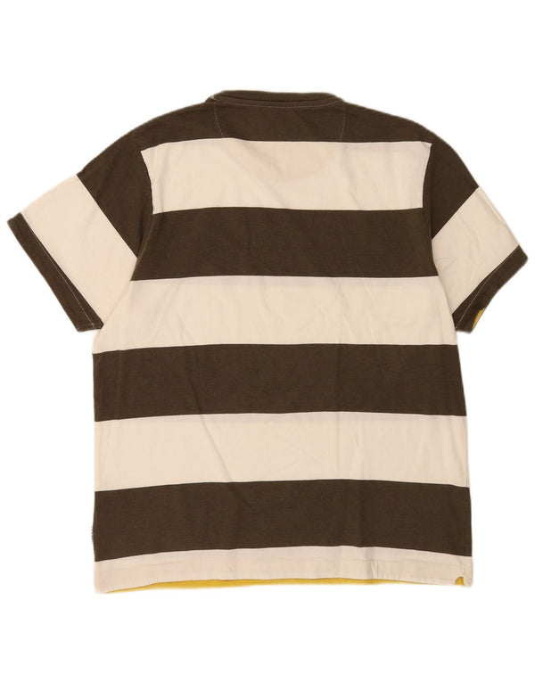 Ανδρικό T-Shirt O'Neal Top Large White ριγέ βαμβακερό