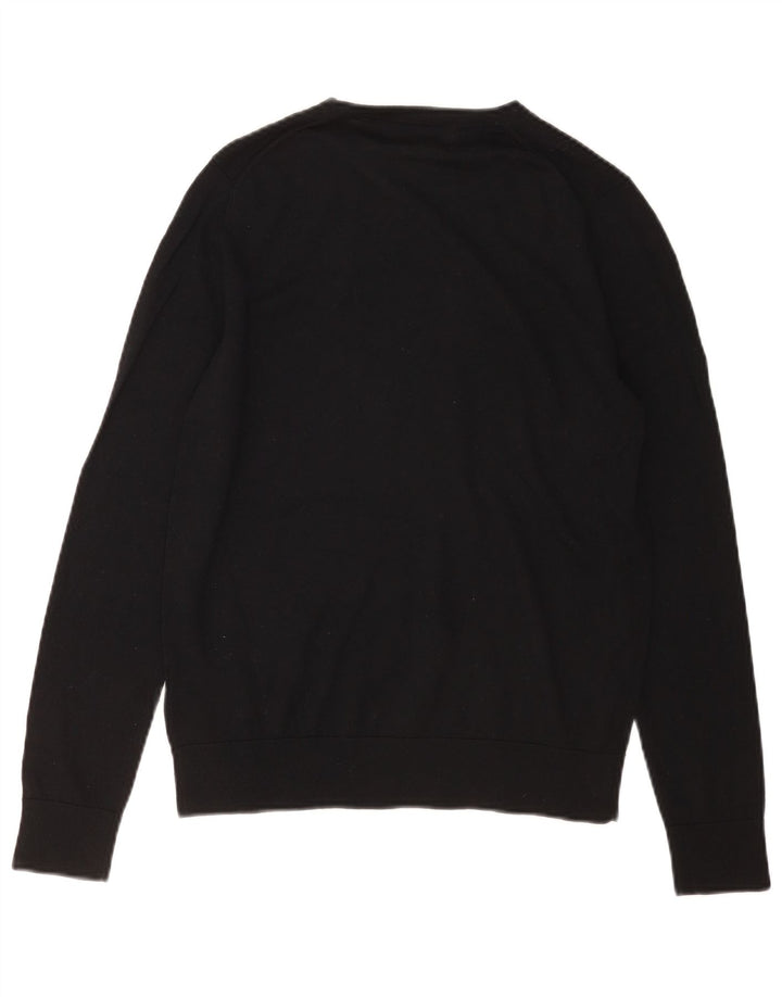 Marks & Spencer Γυναικείο πουλόβερ με λαιμόκοψη UK 12 Medium Black