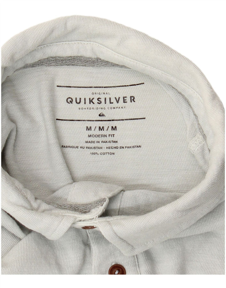 QUIKSILVER Ανδρικό μοντέρνο πουκάμισο πόλο με μεσαίο γκρι βαμβακερό