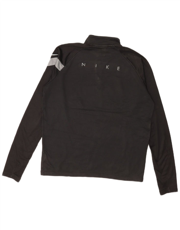 Ανδρικό γραφικό φούτερ Nike Dri Fit Jumper Medium Black Colourblock