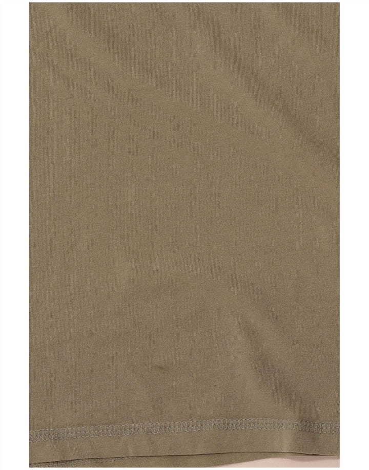Ανδρικό T-Shirt JACK & JONES Τοπ μεγάλο χακί βαμβακερό