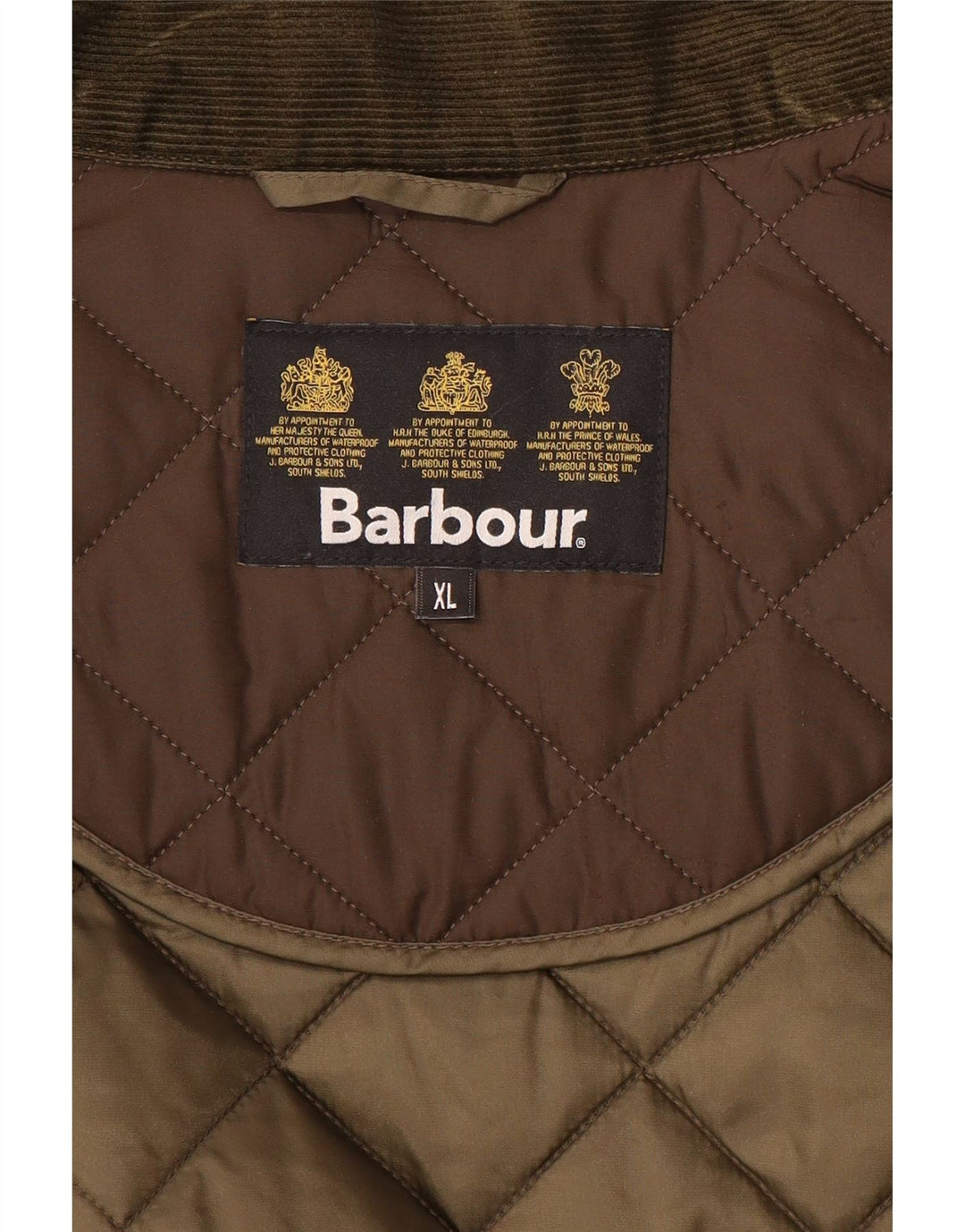 Ανδρικό καπιτονέ μπουφάν BARBOUR UK 42 XL καφέ πολυεστέρας