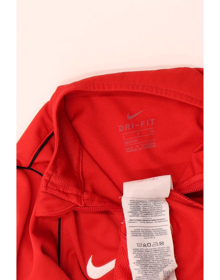 Μπουφάν Nike Boys Dri Fit αθλητική φόρμα 8-9 ετών Μικρό κόκκινο πολυεστέρα