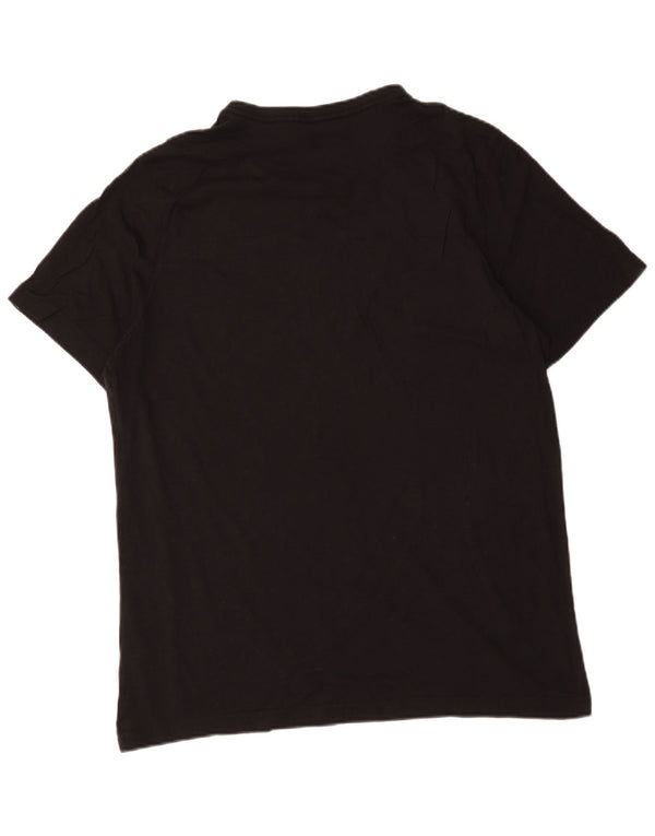 Puma Mens Graphic T-Shirt Top XL Black Cotton