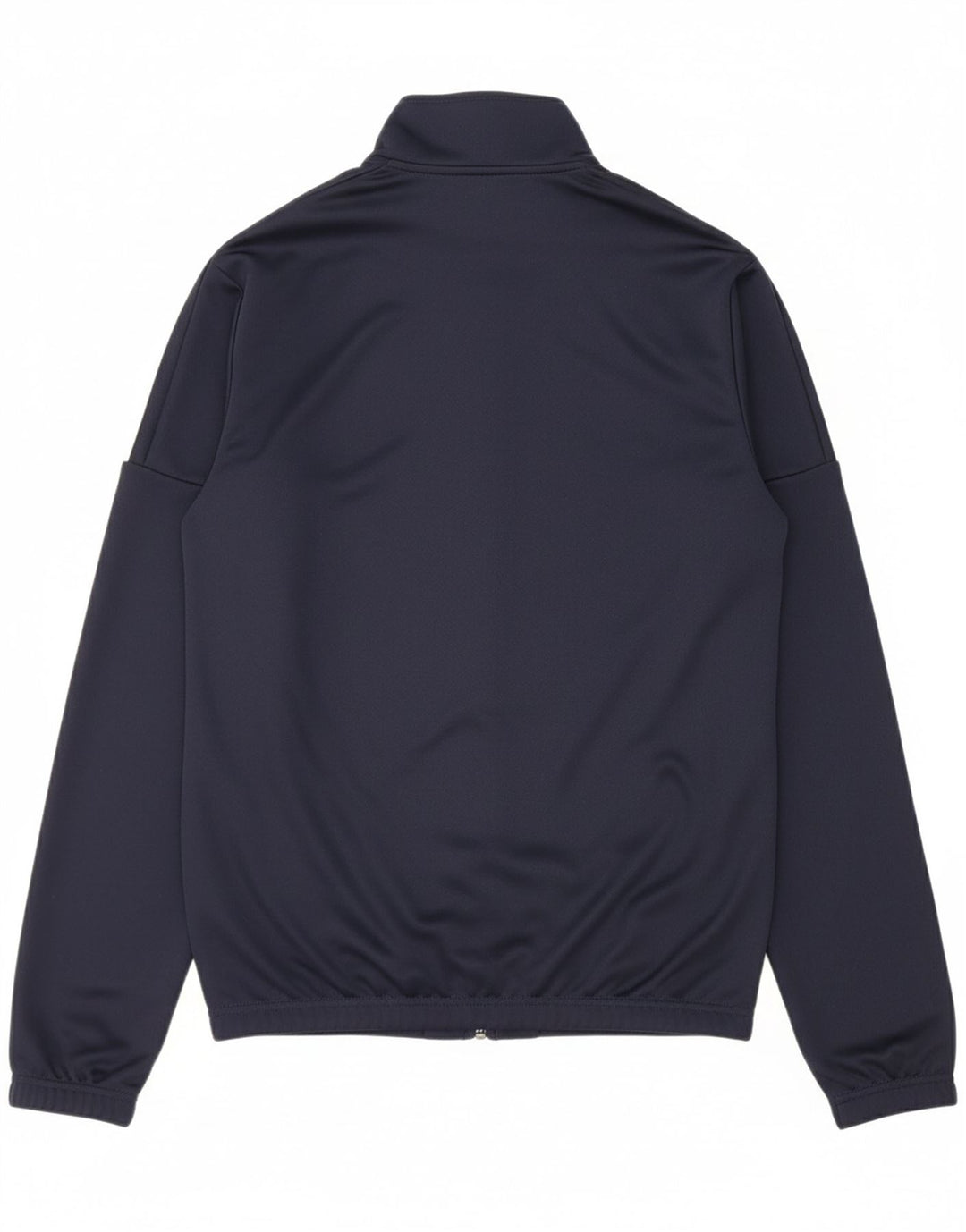 ADIDAS Mens Tracksuit Top Jacket Small Navy Blue Polyester