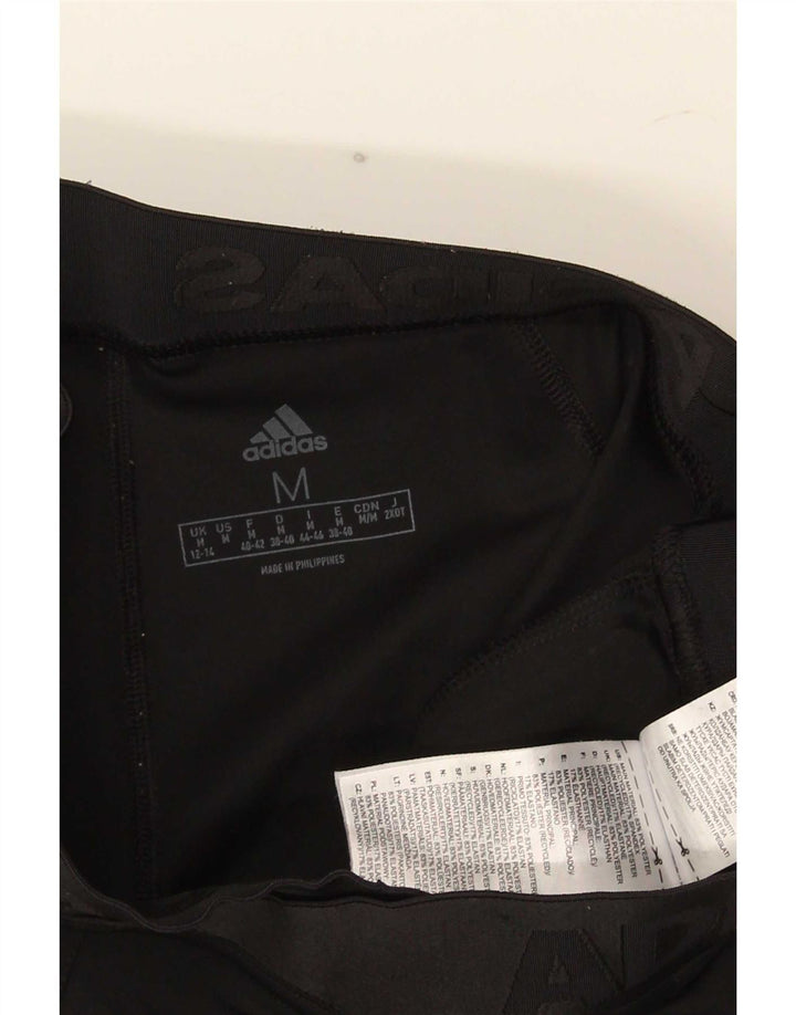 Γυναικείο κολάν Adidas UK 12/14 Μεσαίο Μαύρο Πολυεστέρας