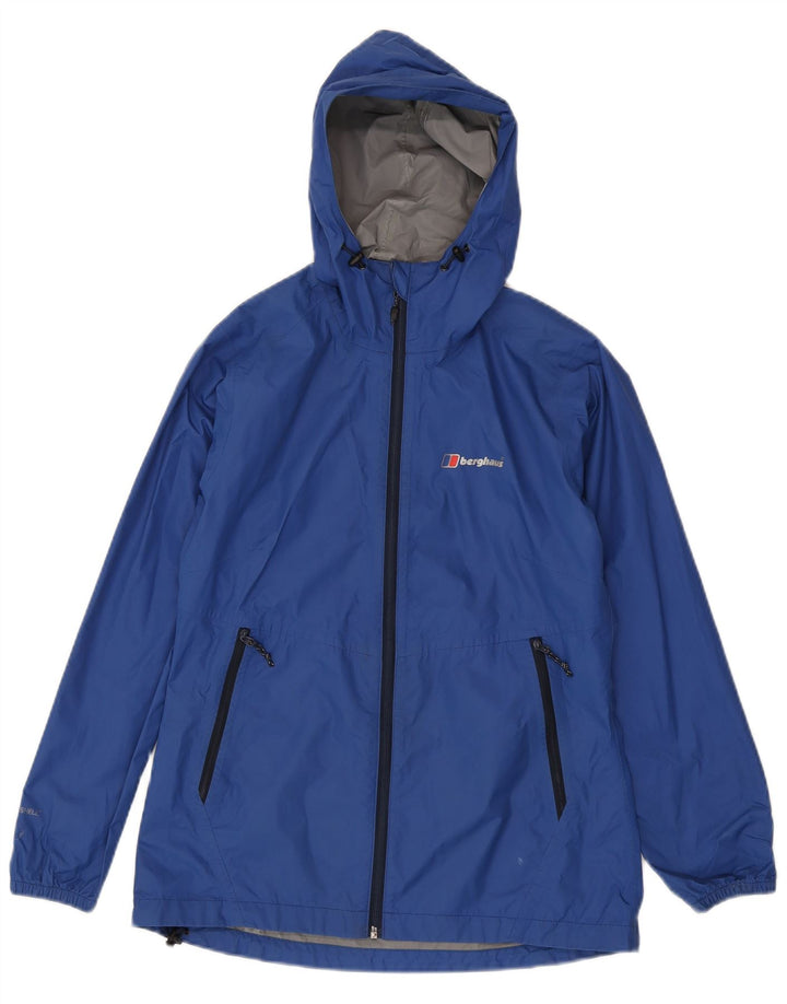 Berghaus Γυναικείο μπουφάν βροχής με κουκούλα UK 8 Small Blue Polyamide