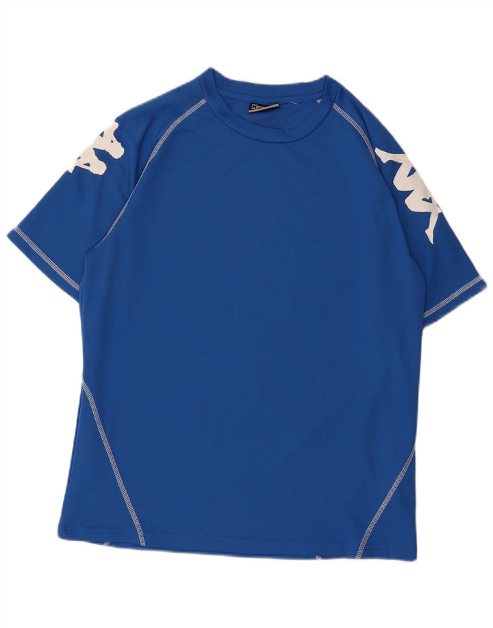 Ανδρικό γραφικό T-Shirt Kappa Top Large Blue Polyester