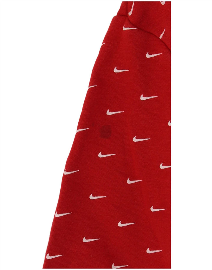 Nike Boys Hoodie Jumper 6-7 Years Red Cotton