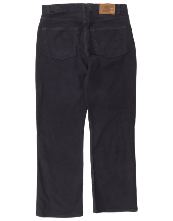 Marks & Spencer Mens Blue Harbour Casual Παντελόνι W32 L29 Navy Blue