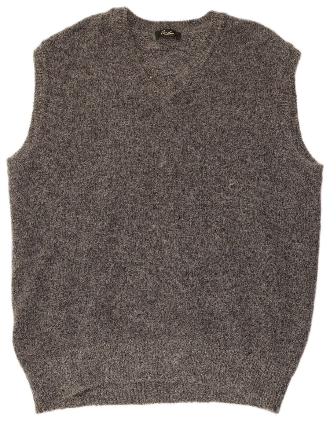CORNELIANI Ανδρικό γιλέκο Tank Top 2XL Γκρι Μαλλί αλπακά