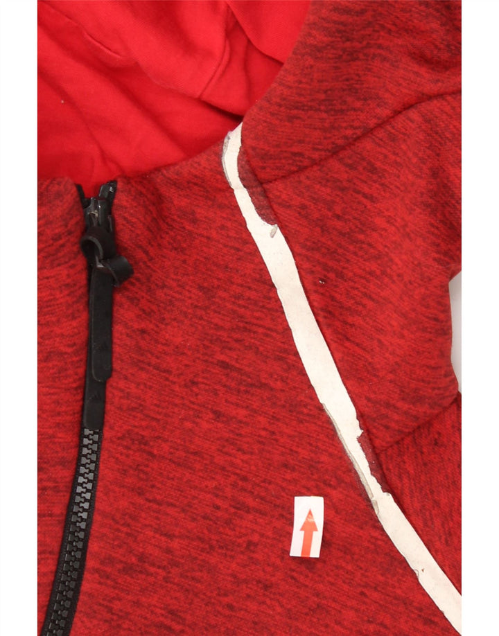Ανδρική αθλητική φόρμα Adidas Top μπουφάν με μεσαίο κόκκινο χρώμα από πολυεστέρα