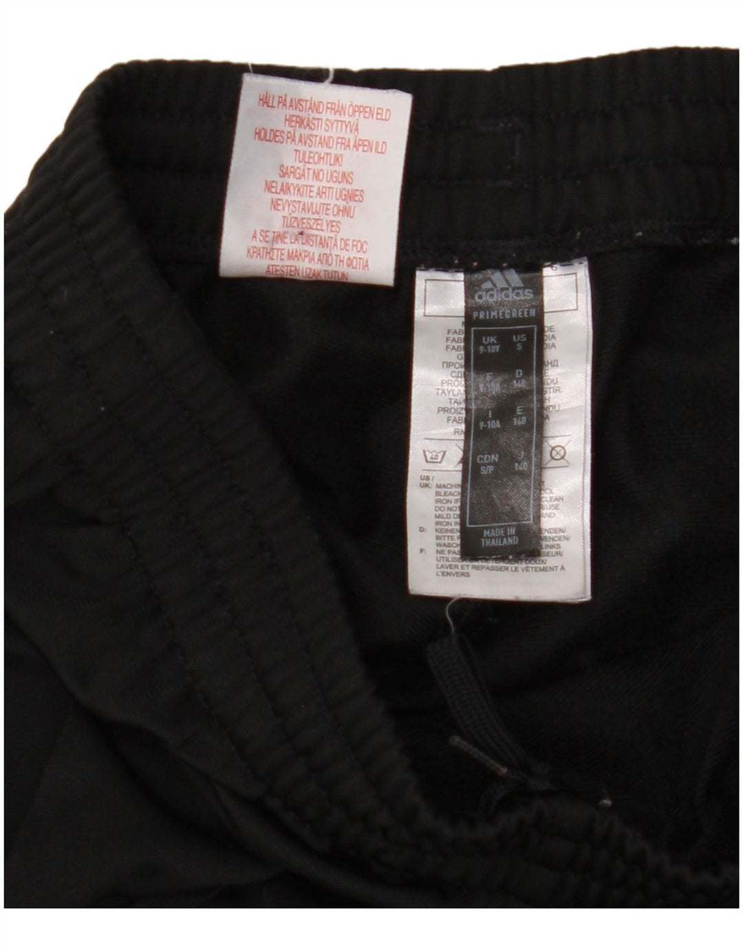 Παντελόνι αθλητικής φόρμας ADIDAS Boys Primegreen Joggers 9-10 ετών Μαύρο